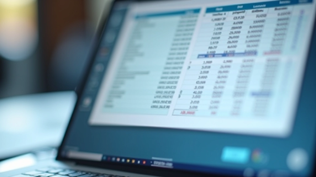 Tableau de chiffres et calculs de paie