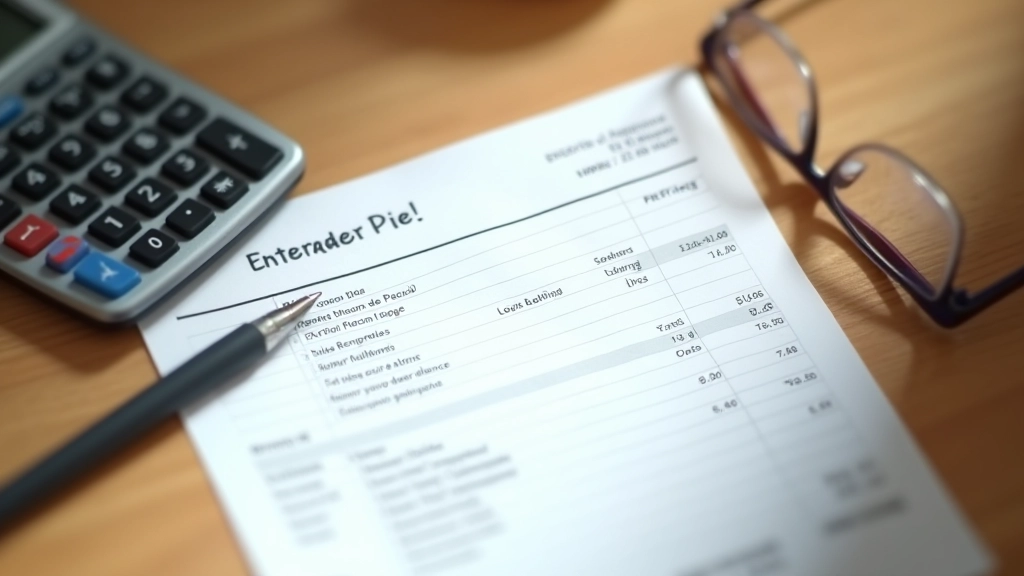 Exemple de montants sur une fiche de paie avec calculatrice et stylo