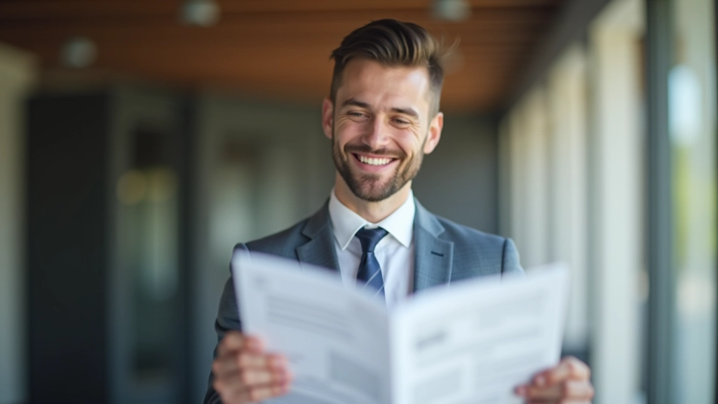 Homme comprenant sa fiche de paie